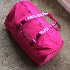 Big Beautiful Travel Bag From Victoria’s Secret Victoria's Secret Large Capacity Travel Bag, Victoria's Secret Large Travel Bag, Victoria's Secret Rectangular Travel Bag, Victoria's Secret Rectangular Bag With Zipper Closure, Victoria's Secret Rectangular Bag With Zipper, Victoria's Secret Bag With Adjustable Strap For On-the-go, Victoria's Secret Bag With Adjustable Strap, Pink Victoria's Secret Bag With Adjustable Strap, Everyday Victoria's Secret Bag With Zipper Closure