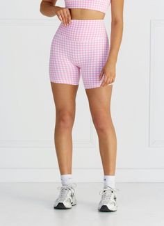 Pastel Sportswear, Dance Fits, Sprinkle Sprinkle, 2024 Wishlist, Closet Wishlist, Gym Ideas, Gingham Shorts, Sequin Jacket, Satin Jackets