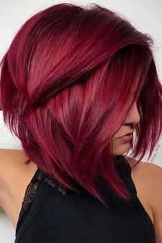 Burgundy Hair Dye, Dyed Tips, Hair Dye Tips, Short Red Hair, Stylish Short Hair, Guy Tang, Hair Color Burgundy, Hair Color Shades, Hair Color Pink