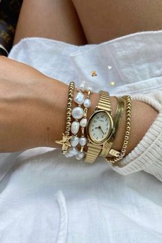 Xoxo Jewelry, Gold Girl, Classy Jewelry, Jewelry Essentials, Stacked Jewelry, Girly Jewelry, Dream Jewelry