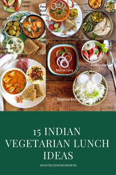 Here are some ideas to help you plan your weekly menu. It is always a struggle to plan meals keeping everyone's taste in mind and still getting a nutritious meal. This list will help you. #indian #lunchideas #dinner #whatscookingmom #indianfood #vegetarian #indiancuisine Indian Thali Recipe, Indian Lunch Ideas Vegetarian, Indian Meals Vegetarian, Indian Thali Vegetarian, Indian Lunch Recipes Vegetarian, Veg Dinner Ideas, Lunch Recipes Indian Vegetarian, Veg Lunch Recipes Indian, Veg Thali Indian