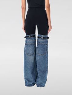 Find COPERNI Jeans on Editorialist. Jeans COPERNI Woman color Black Unique Leggings, Denim Belt, Jeans Jumpsuit, Yoga Wear, High Waisted Leggings, Woman Colour, Workout Leggings, Black Denim, Dress To Impress