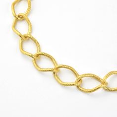 Gold plated brass chain Necklace measures 23" long with 1" extender Lobster clasp Made in the USA Want to see more of this collection? David Aubrey lines vary from delicate, meticulously assembled jewelry of monochromatic hues to larger, more vibrant pieces. Some collections are themed, whether romantic, vintage, tribal, or art deco. Each piece is painstakingly crafted with an array of raw materials, including plated and oxidized brass and white metal, semiprecious stones, vintage glass beads, I Modern Adjustable Chunky Chain Necklace, Metal Necklaces With Oval Link For Gifts, Metal Necklace With Oval Links For Gifts, Oval Link Metal Necklaces For Gift, Metal Oval Link Necklace For Gift, Oval Link Metal Chain Necklace For Jewelry Making, Metal Cable Chain Necklace For Jewelry Making, Oval Link Adjustable Chain Necklace For Jewelry Making, Elegant Brass Necklace With Chunky Chain