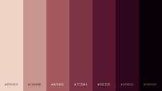 the color purple is shown in shades of red, pink, and purple with white