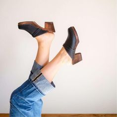 The High Heel Classic Clog takes its shape from the traditional Classic, but with a modern twist adding some heel height. These clogs are great for everyday wear and look effortlessly chic with a pair of denim jeans. To see our full range of Classic Clogs please visit: https://www.etsy.com/uk/shop/LottaFromStockholm?ref=seller-platform-mcnav&search_query=classic For more colours and styles, please visit our Etsy store: lottafromstockholm.etsy.com Lotta From Stockholm clogs are crafted with love Black Clogs With Sculpted High Heel, Black Open Toe Clogs With Padded Heel, Black Mules With Wooden Block Heel, Black Clogs With Padded Open Heel, Black Open Heel Clogs With Padded Heel, Black High Heel Clogs With Padded Heel, Black Closed Toe Clogs With Sculpted Heel, Black Open Toe Clogs With Stacked Heel, Black Open Heel Mules With Wooden Heel