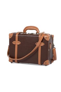 Inspired by the greatest period of traveling, the roaring 1920s, Cotrunkage’s handcrafted minimalism vintage luggage set features a dense wrap-around microfiber leather body that is complemented by heavy-duty corned stitching for maximum protection. Roaring 1920s, Luggage Storage Bag, Large Suitcase, Woven Art, Vintage Luggage, Mode Of Transport, Cocoa Brown, Train Case, Leather Luggage