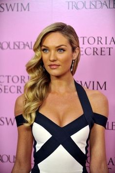 Old Hollywood Hair Candice Swanepoel Hair, Hollywood Glamour Hair, Victoria Secret Hair, Glamour Hair, Baddie Outfit, Braut Make-up, Long Curls