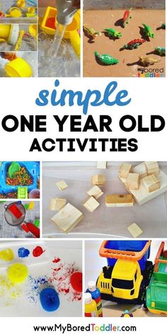 25 activities for one year olds that are fun and easy to do with the kids