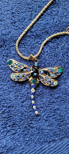 New Betsey Johnson Necklace Dragon Fly Multicolor Rhinestone Summer Collectible | eBay Necklace Dragon, Betsey Johnson Necklace, Dragon Fly, Maximalism, Betsey Johnson Jewelry, Outfit Inspo Fall, Favorite Pins, Unique Outfits, Style Board