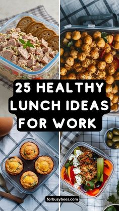 Healthy lunch ideas for work Men Lunch Ideas Work, Lunch Ideas For Work Cold, Easy Packed Lunches For Work, Easy Work Lunch Ideas, Easy Work Lunches, Easy Work Lunch, Lunches To Take To Work, Easy Lunch Prep