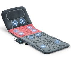 If you want to enjoy a professional quality massages at home, then this Full Body Massager is a good choice for you! Our full-body massage mat features 10 massage motors, which can provide 5 modes (rolling/pulsate/tapping/kneading/auto) to target your neck, back, thigh and foot. What's more, you finished off with a built-in heater to help you promote blood circulation. Moreover, it's flexible and foldable so that you can use it everywhere. Massage pad with auto shut off and overheat protection f Deep Relief, Body Massager, Back Massager, Therapeutic Massage, Heat Therapy, Full Body Massage, Muscle Aches, Good Posture, Mattress Pad