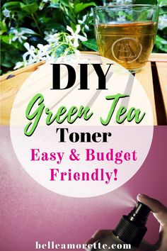 Looking for a budget friendly toner for sensitive skin? Learn how to make a DIY green tea toner using green tea's amazing properties for the skin.  #skincare #beauty #greentea #DIY #toner Toner For Sensitive Skin, Diy Teen, About Moon, Take Time For Yourself, Moon Energy