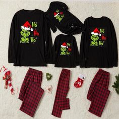 Matching Christmas Pajamas Couples, Matching Sleepwear, Grinch Pajamas, Family Matching Pajamas, Christmas Pjs Family, Christmas Pj, Matching Christmas Pajamas, Cute Couple Outfits, Pajamas Sets