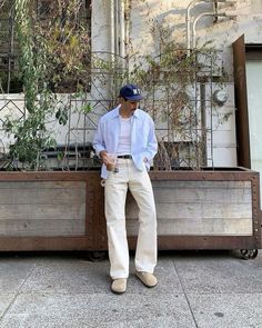 Men Linen Outfit Summer, Soft Boy Aesthetic, White Pants Men, Jeans Outfit Men, Pants Outfit Men, Mens Summer Outfits, Classy Outfits Men, Mens Casual Dress Outfits, Street Fashion Men Streetwear