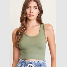 Forever 21 Olive Green Checkered Tank Top S/M M/L Small Medium Large Ribbed Scoop Neckline Style Deals - A Knit Tank Top Featuring An Allover Checkered Pattern, A Scoop Neckline, And Ribbed Trim. Content + Care - 94% Nylon, 6% Spandex - Hand Wash Cold Size + Fit - Model Is 5'9" And Wearing A Small Bundle And Save 30% Plus Combined Shipping! New To The Poshmark Community? Here's A Welcome Gift! Use Code Danaalami When Signing Up For A Free $10 Credit Towards Your First Purchase! Think Of It Like Trendy Stretch Tank Top By Forever 21, Forever 21 Trendy Stretch Tank Top, Green Checkered, Knit Tank Top, Cotton Leggings, Forever21 Tops, Knit Tank, Checkered Pattern, Knitted Tank Top