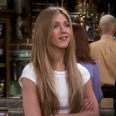 Rachel Green Long Hair, Jennifer Aniston Hair Friends, Rachel Friends Hair, Rachel Green 90s, Jennifer Aniston Long Hair, Green Long Hair, Friends Rachel Green, Long Hair Layers, Rachel Green Hair