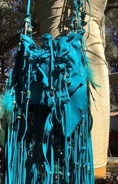 Breathtaking Turquoise Purse Dripping with Fringe to the Floor and Beads Turquoise Bags For Festivals, Bohemian Turquoise Bags For Festival, Hippie Boho Outfits, Boho Bag Pattern, Turquoise Purse, Edgy Bags, Artist Bag, Purse Outfit, Fringe Purse