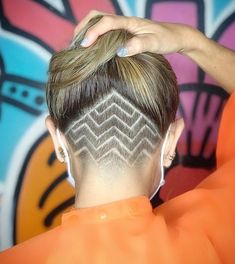 Female Undercut Long Hair, Shaved Side Haircut, Side Haircut, Butterfly Sitting