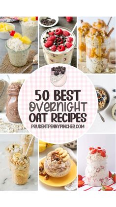 overnight oats Breakfast Meal Prep Recipes, Overnight Oat Recipes, Oats In A Jar, Overnight Oats Recipe Easy, Overnight Oats In A Jar, Best Overnight Oats Recipe, Strawberry Overnight Oats, Chocolate Overnight Oats, Oat Recipes