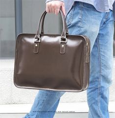 Upgrade your style and elevate your professional image with the Luxury Exotica Leather Laptop Briefcase. Crafted with genuine leather, this briefcase exudes luxury and elegance, making it the epitome of sophistication and functionality. Stay organized and keep your essentials within reach at all times with its spacious interior and multiple pockets. Order yours today and experience the perfect blend of luxury, functionality, and style. Luxury Leather-handled Briefcase For Work, High-end Rectangular Travel Briefcase, High-end Black Rectangular Briefcase, Luxury Leather-lined Rectangular Briefcase, Luxury Black Leather-lined Briefcase, Key Chain Holder, Laptop Briefcase, Professional Image, Leather Laptop