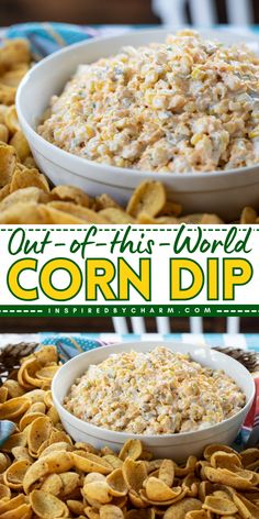 This Out-of-this-World Corn Dip (also know as Crack Corn Dip) is a crowd pleasing appetizer that will become your go-to party recipe. It’s easy to make and will always great rave reviews! If you love corn dip but are looking for a recipe that’s truly out of this world, look no further. Hot Corn Dip With Mayo, Cracked Out Corn Dip Recipe, Dip With Corn And Cream Cheese, Hot Creamy Corn Dip, Good Easy Dips To Make, Dips With No Cheese, Poolside Corn Dip, Fiesta Ranch Dip Mix Recipes, Corn Dip Appetizer