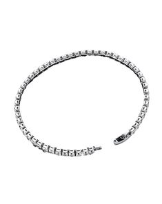 This tennis bracelet is designed for style and durability. Crafted with gold or rhodium-plated materials in two sizes, it features beautiful 3mm square-cut CZ for an elegant sparkle. Perfect for a night out or an everyday look. Details: Women's Tennis Bracelet 3mm Square Cut CZ Gold or Rhodium Plated Available in Two Sizes Approximate Dimensions: Length Choice: 6.5" or 7.5" White Gold Rectangular Tennis Bracelet For Anniversary, Classic Rectangular Tennis Bracelet For Anniversary, Classic White Gold Tennis Bracelet, Classic Rectangular Diamond Cut Tennis Bracelet, Classic Rectangular Tennis Bracelet With Brilliant Cut, Classic Rectangular Cubic Zirconia Diamond Bracelet, Rectangular White Gold Jubilee Tennis Bracelet, Rectangular Diamond Cut Tennis Bracelet For Anniversary, Rectangular Jubilee Bracelet In Cubic Zirconia