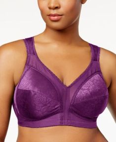 18 Hour Original Comfort Strap Bra 4693, Online Only | macys.com Playtex Bras, Macys Women, Strap Bra, Corset Bra, Plus Size Bra, Wireless Bra, Bra Straps, Bra Styles, Bra Women