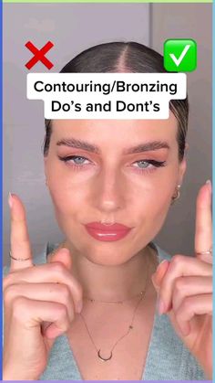 How To Apply Bronzer, Makeup Contouring, Face Contouring Makeup, Sunkissed Makeup, Bronzer Makeup, No Lie, Makeup Secret, Makeup Artist Tips, Face Makeup Tips