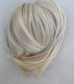 Messy Bun Hair Piece Tousled Updo Straight Hair Chignon Scrunchy Platinum Blonde Updo Straight Hair, Nice Ponytail, Updo Messy, Hair Chignon, Bun Extensions, Tousled Updo