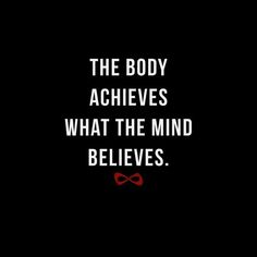 the body achieves what the mind belies quote on black background with red bow tie