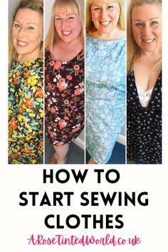 how to start sewing clothes for women