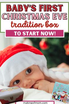 baby's first christmas eve traditional box to start now