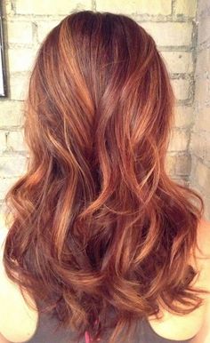 Pelo Color Cobre, Auburn Hair With Highlights, Red Balayage Hair, Auburn Balayage, Red Balayage, French Manicures, Copper Hair Color, Hair Color Auburn, Red Highlights