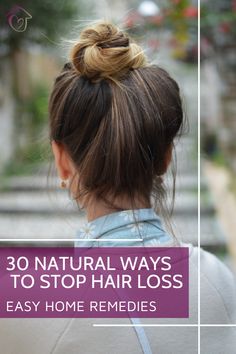 Here are the easiest natural ways and home remedies to stop hair loss and regrow hair for men, women, during chemotherapy, and after pregnancy. https://athomespaday.com/natural-ways-to-stop-hair-loss/