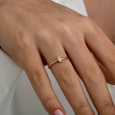 Solitaire Baguette Ring, 14k Gold Ring, Stone Ring, Gold Gift Ring, Natural Ring, Solitaire Ring, Engagement Ring, Gift for Her ITEM DETAILS ❆ All our jewelleries are handmade with Love and Care 💓 ❆ Material: 14K Gold. ❆ Gram: 1,19 gr ❆ Each item is made to order. Since all of our products are handmade, there may be -) 10% deviation in the specified weight. ❆ DO YOU LIKE THIS RING? You can get more information about it below but if you have any questions, just send a message. PACKAGING ❆ They a Dainty Baguette Cut Promise Ring, 14k Gold Diamond Promise Ring With Baguette Cut, Minimalist Solitaire Baguette Cut Diamond Ring, Dainty 14k Gold Stackable Baguette Cut Rings, Minimalist Baguette-cut Diamond Ring, Minimalist Baguette Diamond Ring, 14k Gold Stackable Rings With Baguette Diamonds For Anniversary, 14k Gold Baguette Diamond Stackable Rings For Anniversary, Dainty Baguette Cut Ring With Single Diamond