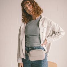 Keep your essentials close with our ANYWHERE belt bag. Don't be fooled by its size - we've packed plenty of functionality and intentional storage into this petite bag. It comes with a card holder that fits securely in an interior slip pocket, has an easy adjust webbing strap and can be worn as a traditional belt bag or crossbody style. It's the perfect belt bag to take you ANYWHERE. What Makes It Perfect • 1 zipper pocket in the back • 1 secure slip pocket in front with magnetic flap • 3 interio Traditional Belt, Webbing Strap, The Fog, Belt Bag, Zipper Pocket, Vegan Leather, Card Holder, Things To Come, Zipper