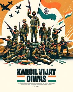 Premium PSD | Kargil Vijay Diwas 26th July India Celebration Social Media Post Template Banner Kargil Vijay Diwas Creative, Vijay Diwas Poster, Black Scorpio, Soldier Quotes, Good Morning Rose Images, Kgf Photos Hd