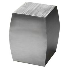 a square metal object on a white background