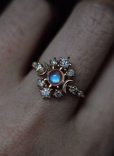 Moonstone Engagement Ring, Sofia Zakia, Adornment & Theory Christmas Rings Jewelry, Gold Moonstone Ring, 14k Gold Wedding Band, Moonstone Ring Sterling Silver, Gold Promise Rings, Rose Gold Diamond Ring, Moonstone Engagement Ring, Rainbow Moonstone Ring