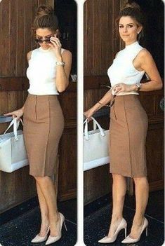 Classy Business Outfits, Skirt Diy, Fashionable Work Outfit, Pencil Skirt Outfits, Black Outfits, Classy Work Outfits, Casual Work Outfits