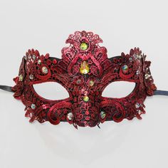 Red Mask Masquerade, Red Masquerade Mask, Red Masquerade, Lace Masquerade Mask, Mask Masquerade Ball, Ball Masks, Masquerade Ball Masks, Lace Masquerade Masks, Mardi Gras Masquerade