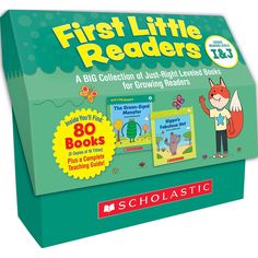 the first little readers book set includes books and an interactive guide for children to read