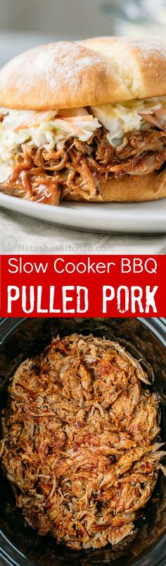 slow cooker bbq pulled pork is the best way to use it for sandwiches