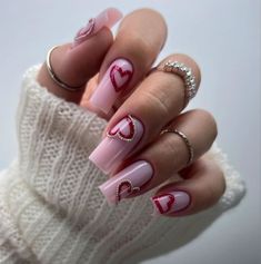 Aqua Nails, Wow Nails, Nails Now, Casual Nails, Neutral Nails, Heart Nails, Dream Nails, Fire Nails, Valentine's Day Nails