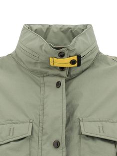 Dulcie jacket by parajumpers, high crew neck with pocket for hood storage and fitted with zipper for closure, front closure by concealed zipper and snap buttons, two side welt pockets, four flap patch pockets on front panel, cuffs adjustable by snap buttons, contrasting brand's iconic logo patch on left shoulder, adjustable waistband by drawstring, regular fit. Composition: 28% % Polyester, 72% % Polyamide Outdoor Parka With Stand Collar And Pockets, Functional Travel Outerwear With Cargo Pockets, Fit Woman, Chloe Purses, Iconic Logo, Adjustable Waistband, Luxury Retail, Welt Pockets, Welt Pocket