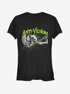 100% CottonWash cold; dry lowImportedListed in junior's sizes Marvel Cosplay Girls, Venom Girl, Join The Dark Side, Venom T Shirt, Eyeshadow Collection, Bath Girls, Marvel Cosplay, Big Face, Tank Girl