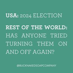 Sadly, we wish we could say we didn’t see this coming. 4 more years of buffoonery. Unfortunately, just like the president elect, I have nothing intelligent to say on this sad state of affairs. #2024election #quotes #herewegoagain I Have Nothing, Turn Ons, Quotes, Green