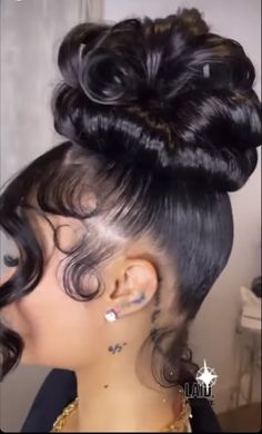 Wedding Pinup Hairstyles For Black Women, Think Like A Man, Sleek Ponytail Hairstyles, Birthday Hairstyles, Cute Curly Hairstyles, Quick Weave Hairstyles, Pretty Braided Hairstyles, Hairdos For Curly Hair, Slick Hairstyles