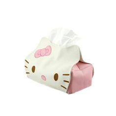 a hello kitty tissue box is shown on a white background