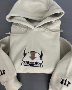 TML STUDIO on Instagram: "Appa Yip Yip!" Avatar Hoodie, Cuff Embroidery, Yip Yip, Embroidery Shirt, Design Hoodie, Vintage Winnie The Pooh